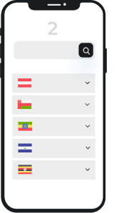 Als nächstes musst du das Reiseland auswählen. Wähle Aserbaidschan aus der Liste der Länder aus und entscheide dich für einen Datentarif, der auf deinem voraussichtlichen Datenverbrauch basiert.