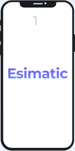 So einfach funktioniert es: Beginne mit dem Einrichtungsprozess, indem du die bewährte Esimatic eSIM-App auf dein unterstütztes iOS- oder Android-Gerät lädst.