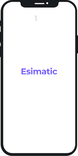 Esimatic-appen er kompatibel med ulike iPhone- og Android-enheter. Før du drar på tur, bør du laste ned appen – det tar som regel under ett minutt.